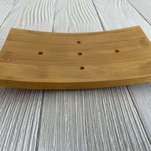 Bamboo soap dish